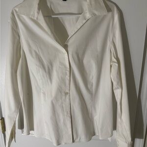 Jones New York White Easy Care Shirt